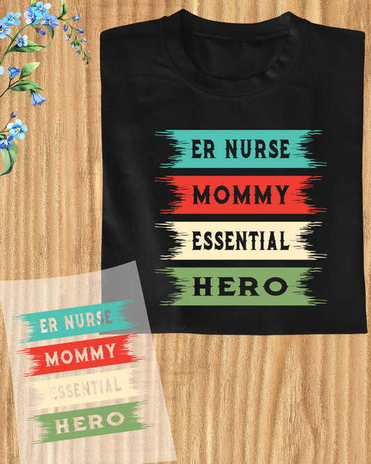 Nurse Mommy Heat Transfer for Shirts