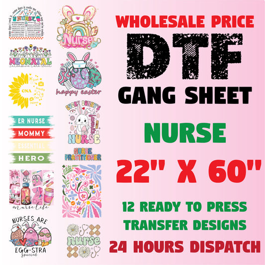 Nurse Premade Gang Sheet