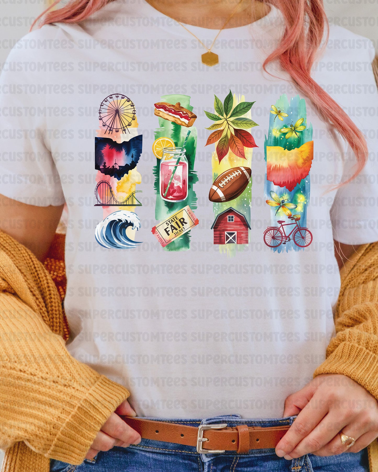 Ohio DTF Transfer Ready to Press