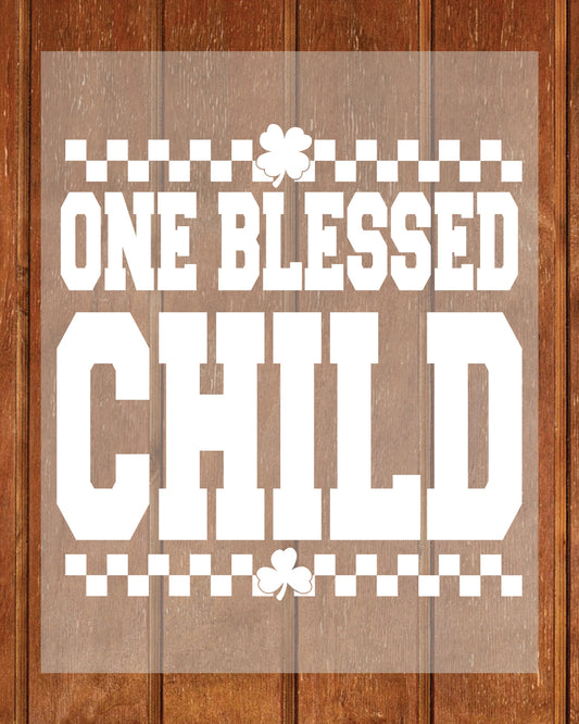 One Blessed Child Irish Ready to Press