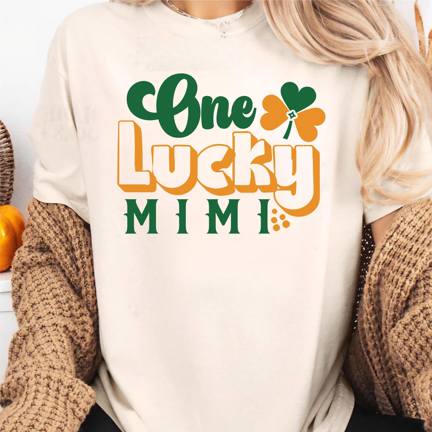 One Lucky Mimi DTF Transfer Sheets Irish Grandma Ready to Press