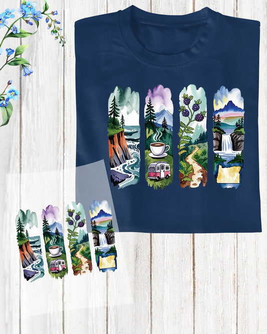 Oregon DTF Transfer Ready to Press