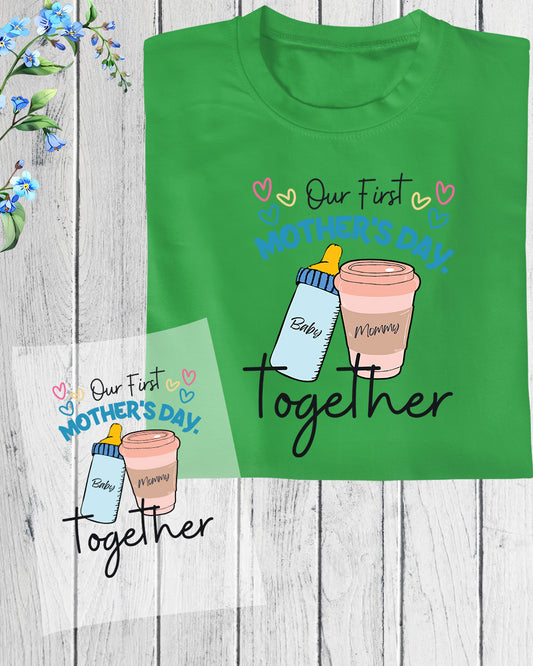 Our First Mother’s Day Matching Iron on Transfers for Shirts