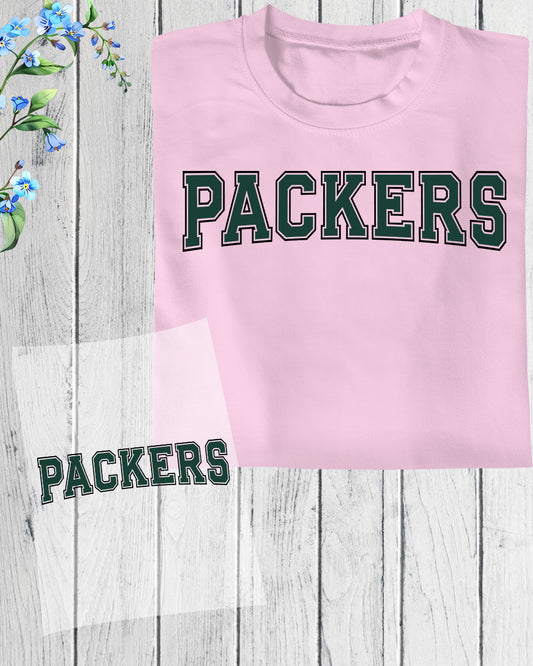 Packers DTF Heat Transfer Ready to Press