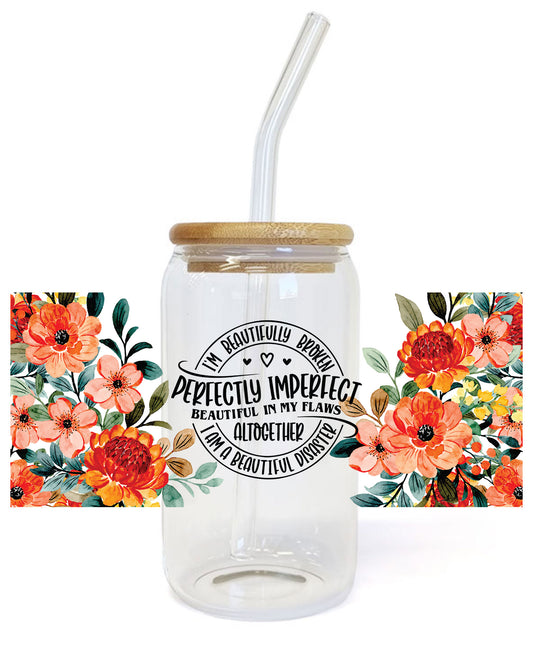 Perfectly Imperfect Christian Bible Verse UV wrap