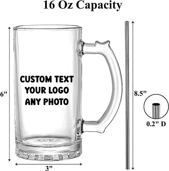 Personalized Beer Mugs with Logo