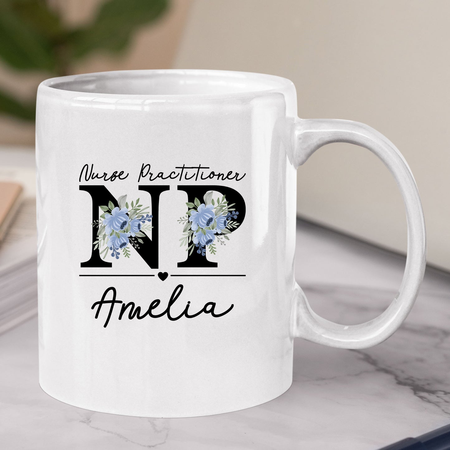 Personalized Nurse Practitioner Coffee Mug