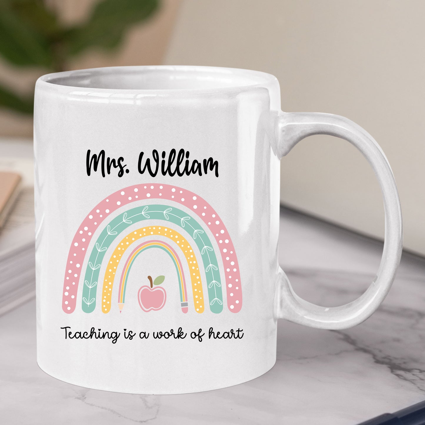 Personalized Teacher Thank You Gift Mug and Tumbler