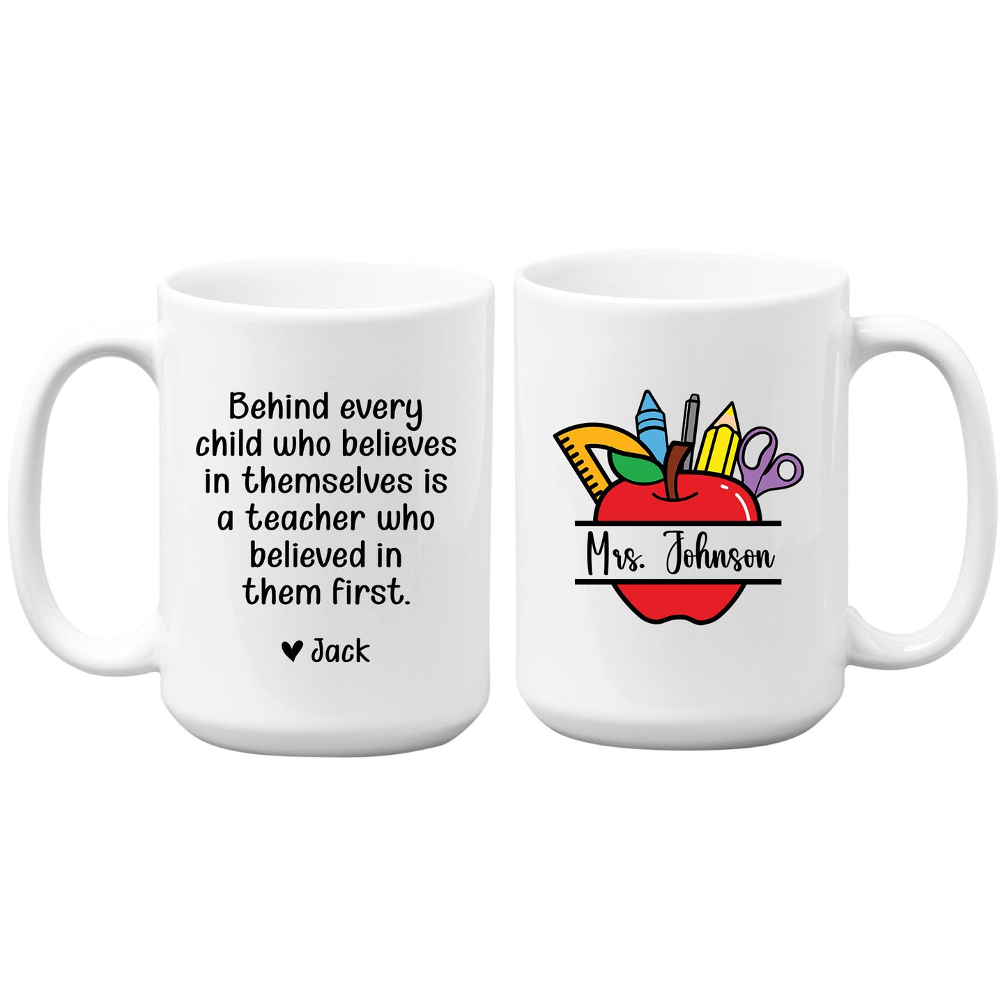 Personalized Teacher Thank You Gift Mug Tumbler