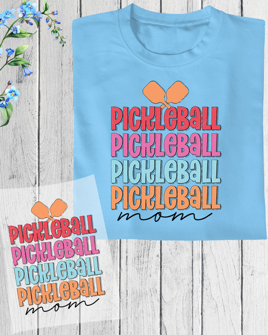Pickleball Mom Retro DTF Transfer