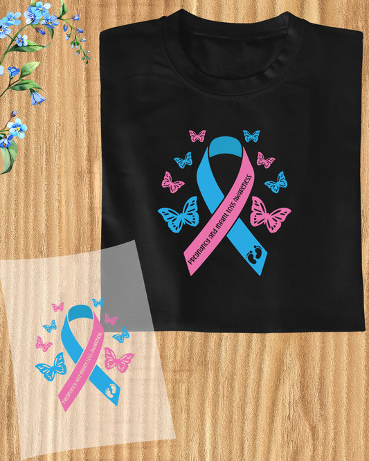 Pregnancy And Infant Loss Awareness DTF Transfer