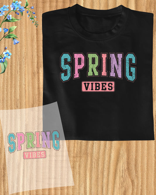 Spring Vibes DTF Transfer Film