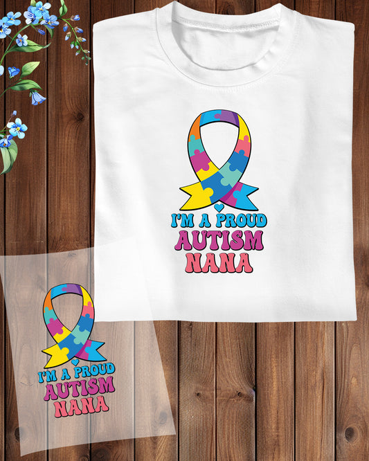 Autism Nana DTF Transfer Film