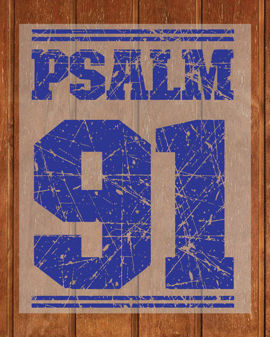 Psalm 91 Christian Men DTF Transfer
