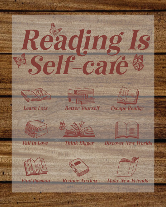 Reading is Self-Care DTF Transfer