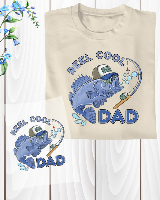 Reel Cool Dad DTF Transfer