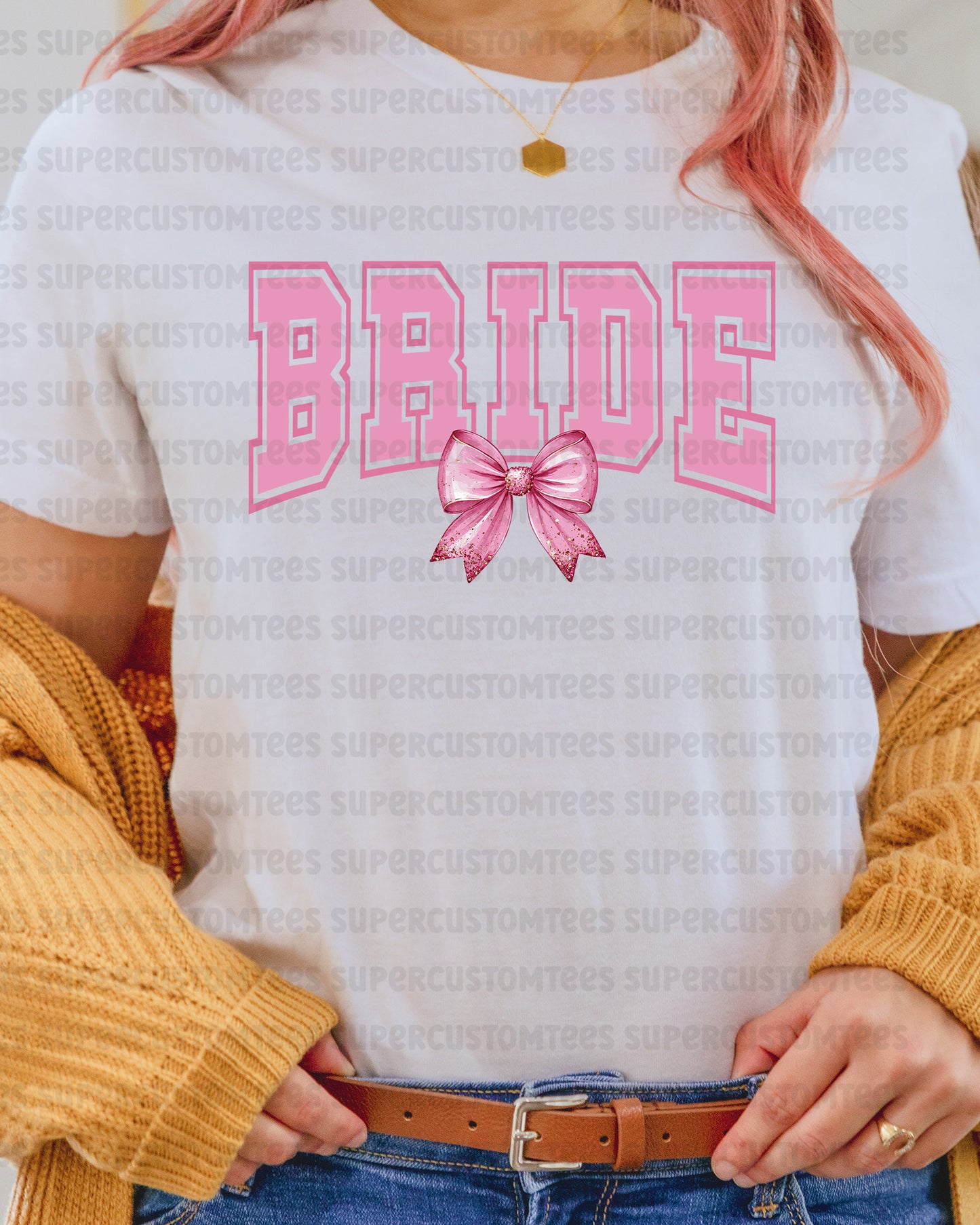 Retro Bride Shirt DTF Transfer
