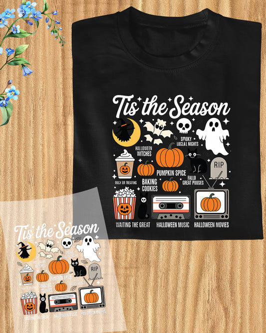 Retro Halloween Fall Ghost DTF Transfer