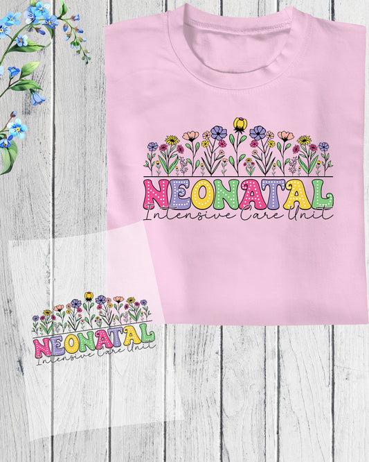 Retro Neonatal Intensive Care Unit Nurse DTF Transfer