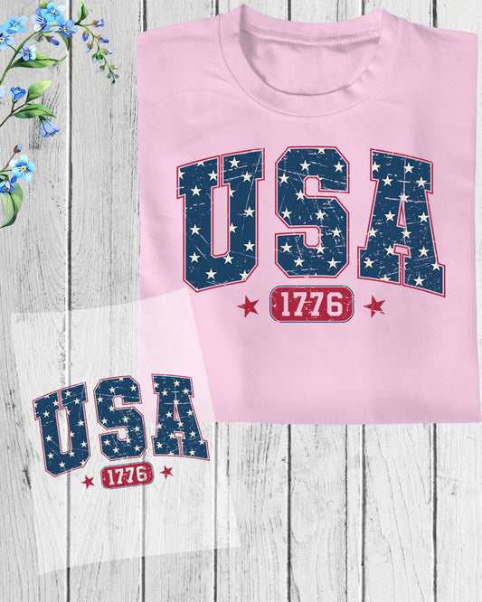 Retro Usa DTF Transfer Ready to Press