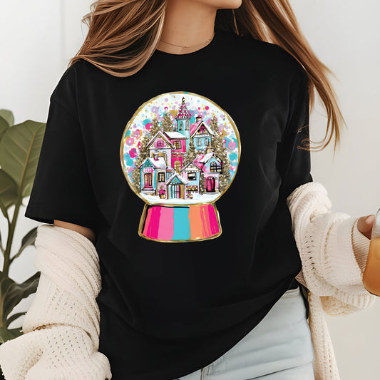 Christmas Movie Glitter DTF Transfer