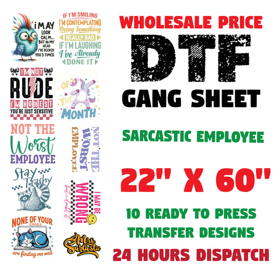 Sarcastic Gang Sheet