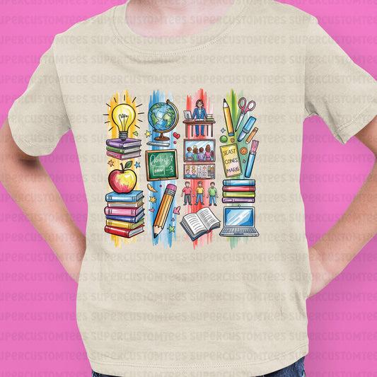 School DTF Transfer Ready to Press