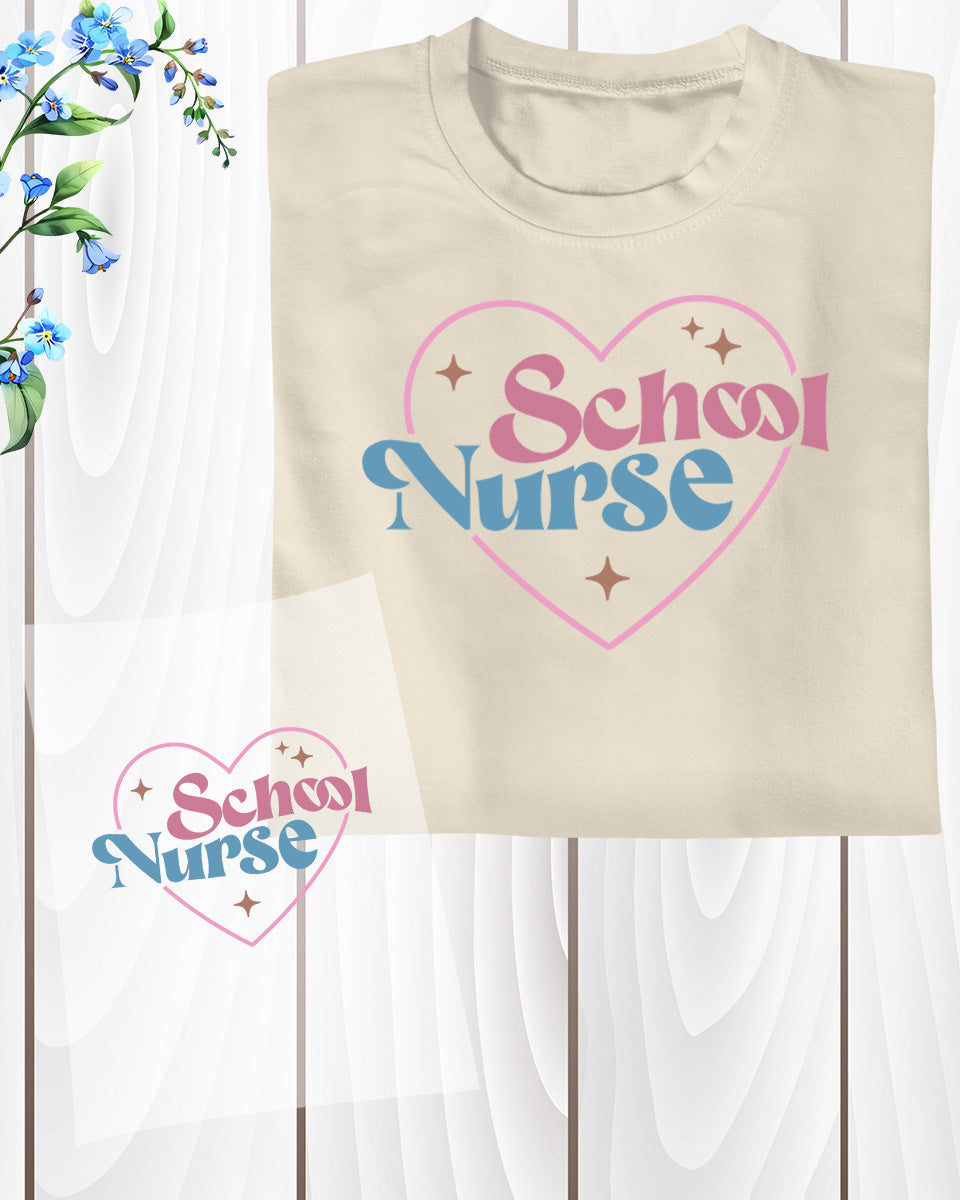 School Nurse DTF Transfer Film