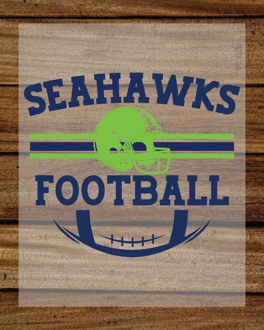 Seahawks Football DTF Transfer Sheets