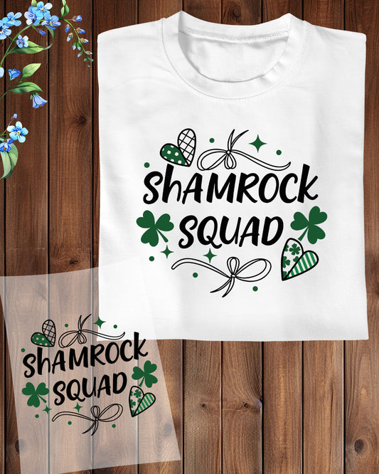 Shamrock Squad St Patrick's Day DTF Transfer Film