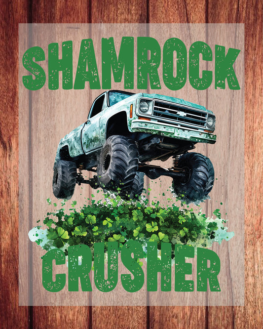 Shamrock Crusher Kids St Patrick's Day DTF Transfer Film