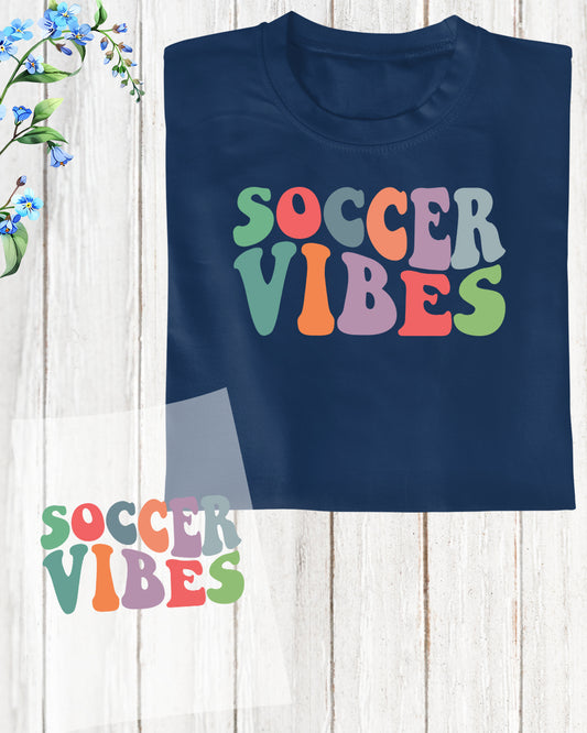 Soccer vibes DTF Transfer Film