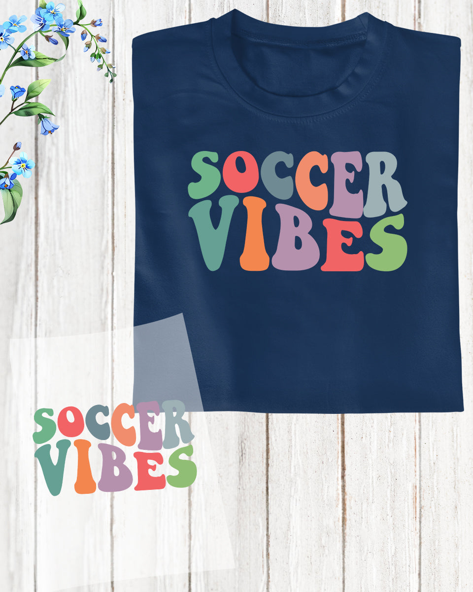 Soccer vibes DTF Transfer Film