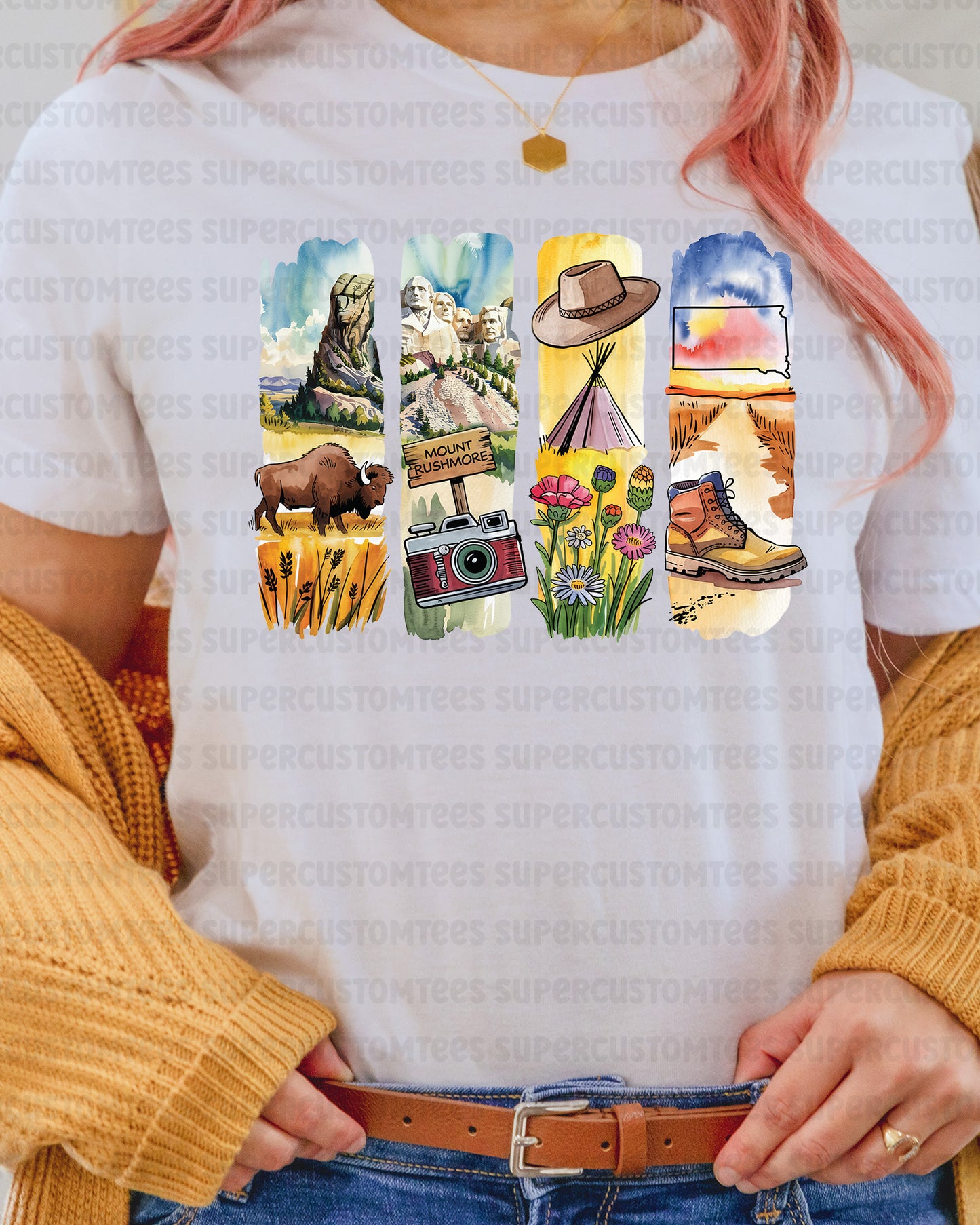 South Dakota DTF Transfer Ready to Press