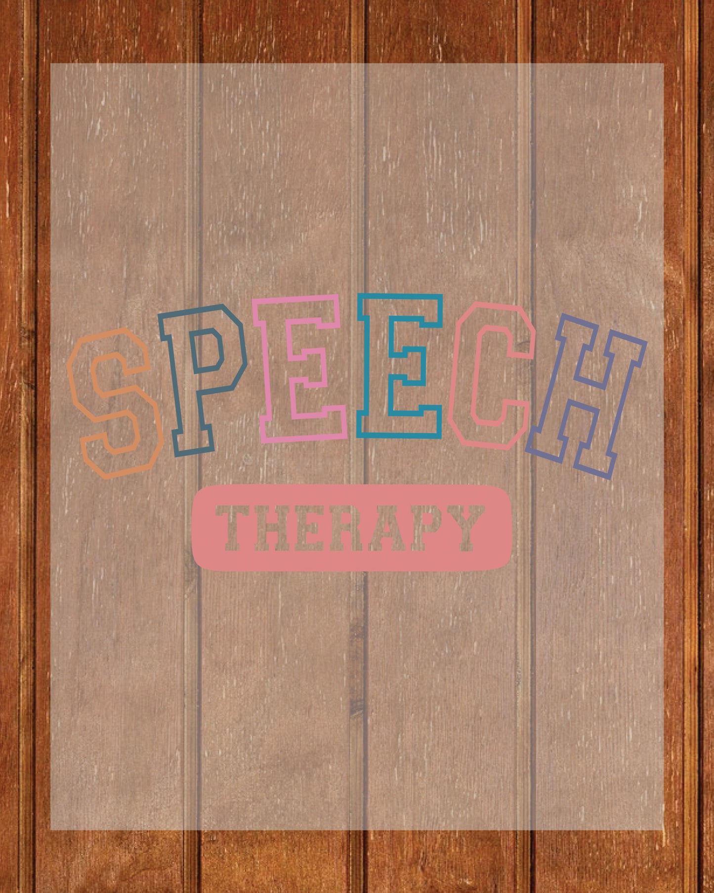 Speech Therapy Ready to Press