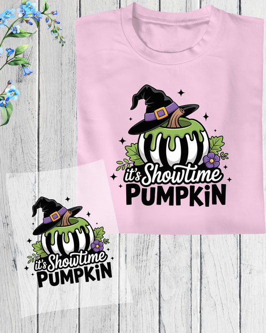 Spooky Pumpkin Witch Funny Halloween DTF Transfer