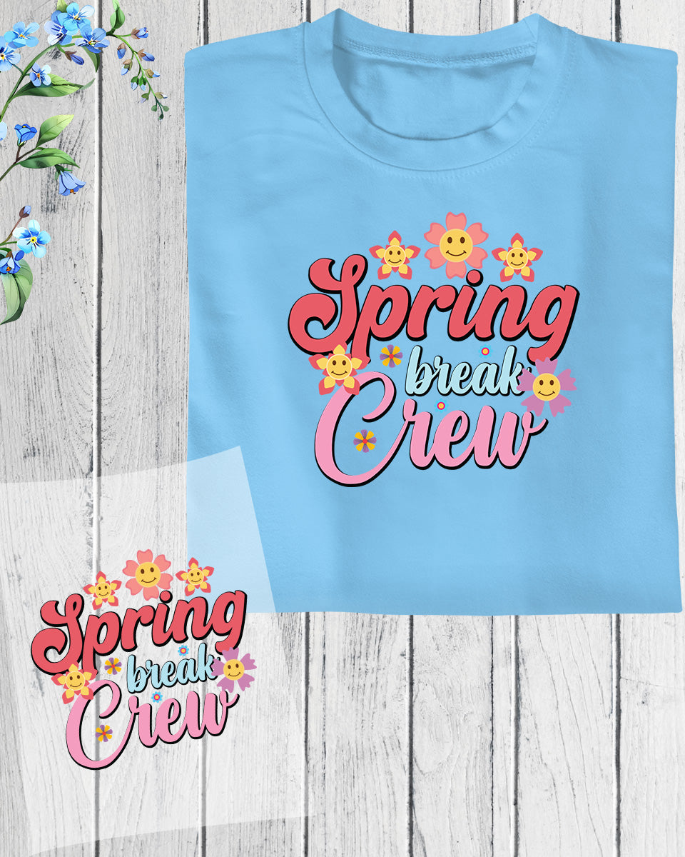 Spring Break Crew DTF Transfer Film