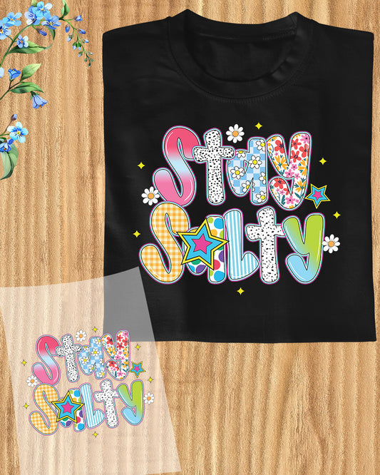 Stay Salty DTF Transfer Ready to Press