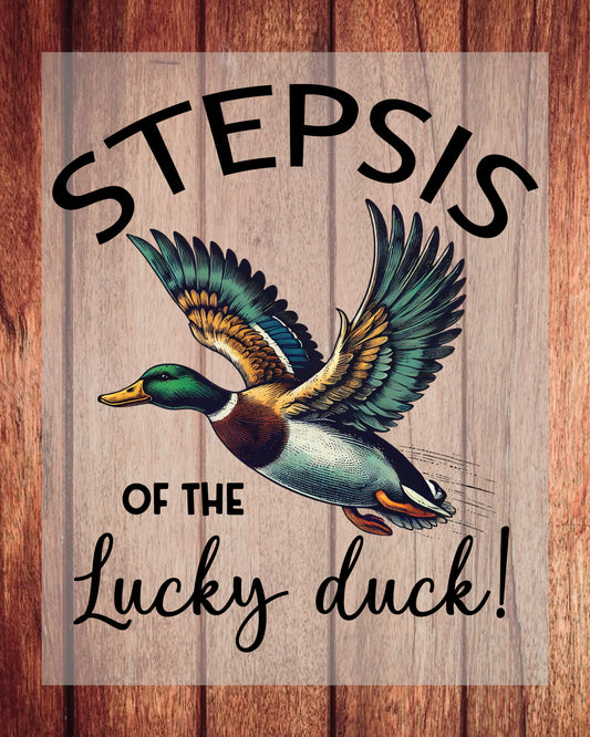 Stepsis of the Lucky Duck DTF Transfer