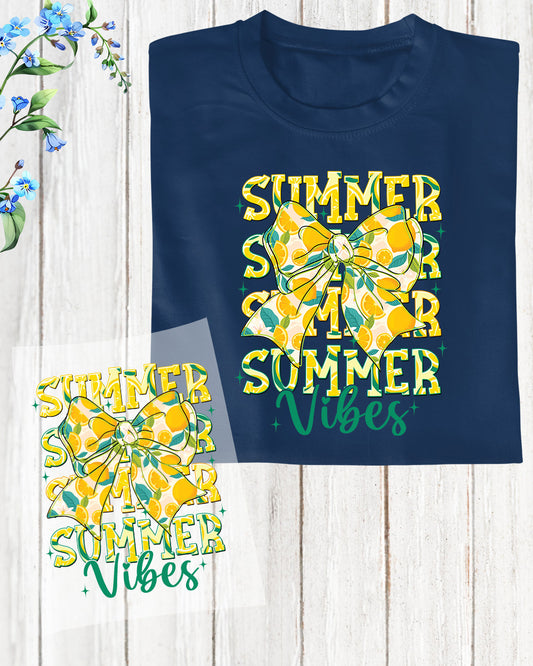 Summer Vibes Clemon DTF Transfer Ready to Press