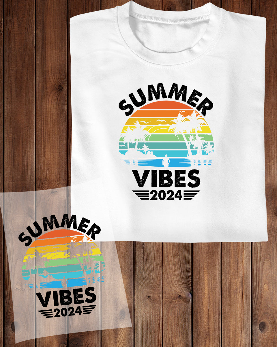 Summer Vibes 2024 DTF Transfer Film