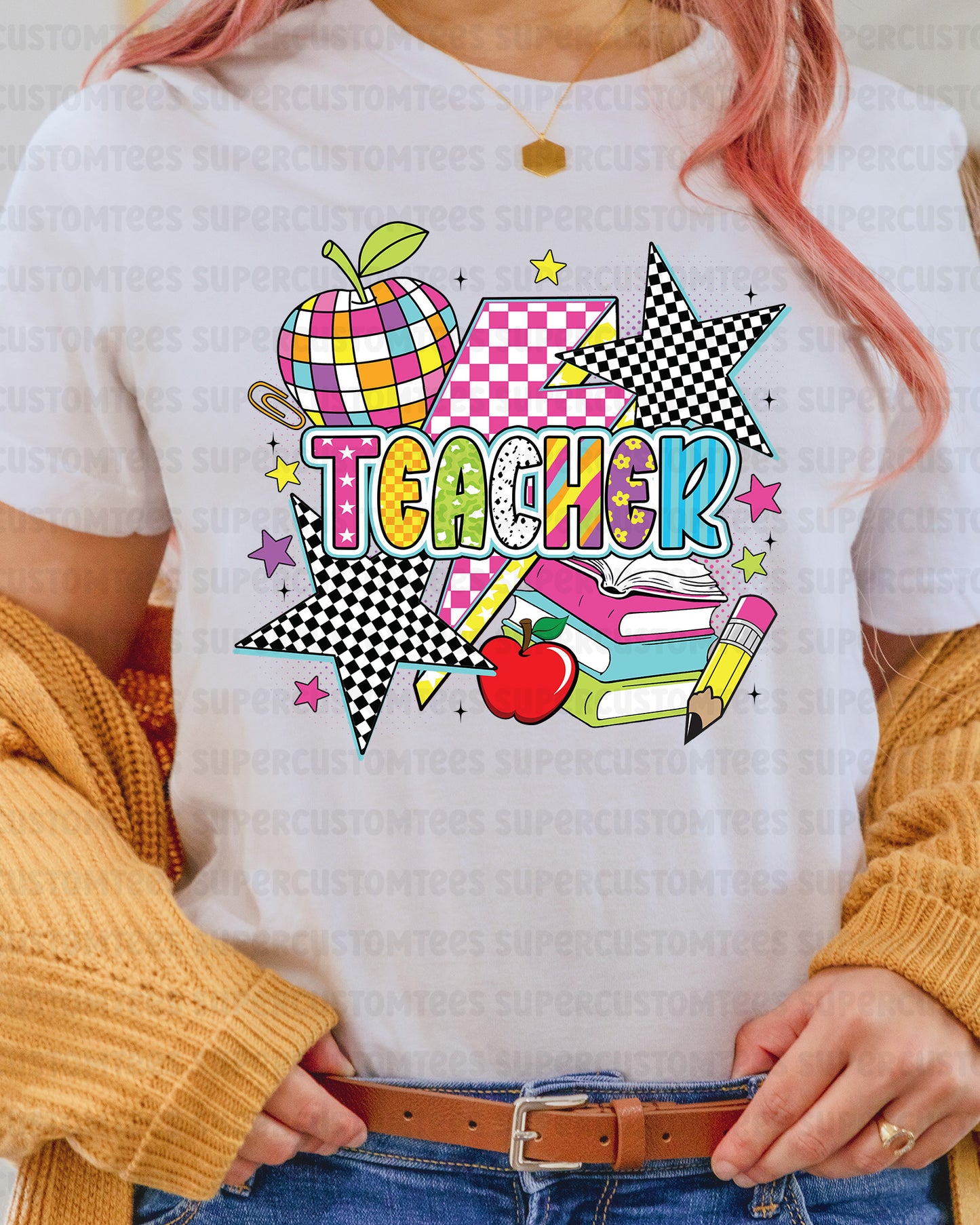 Teacher Summer DTF Transfer Ready to Press