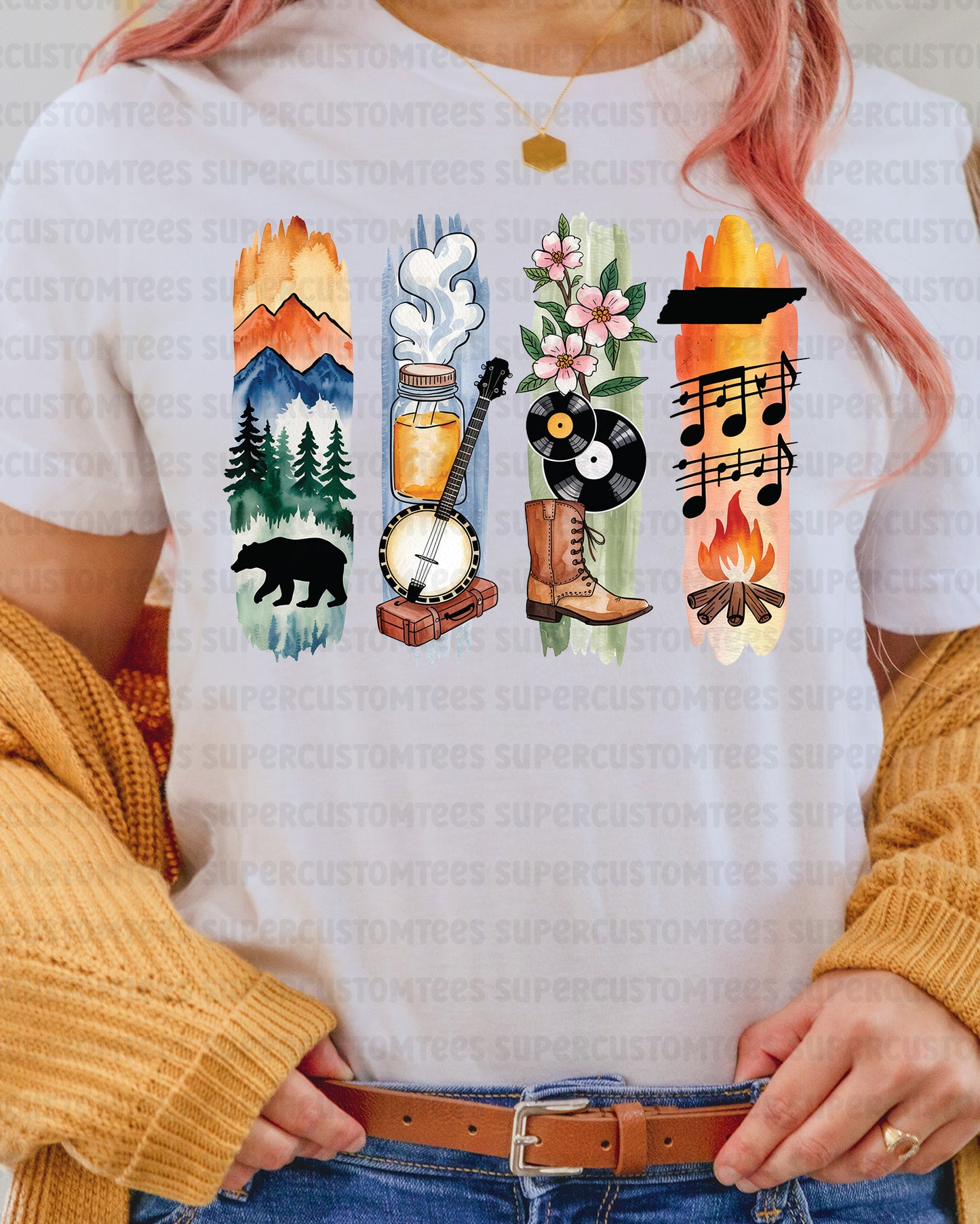 Tennessee DTF Heat Transfer Ready to Press