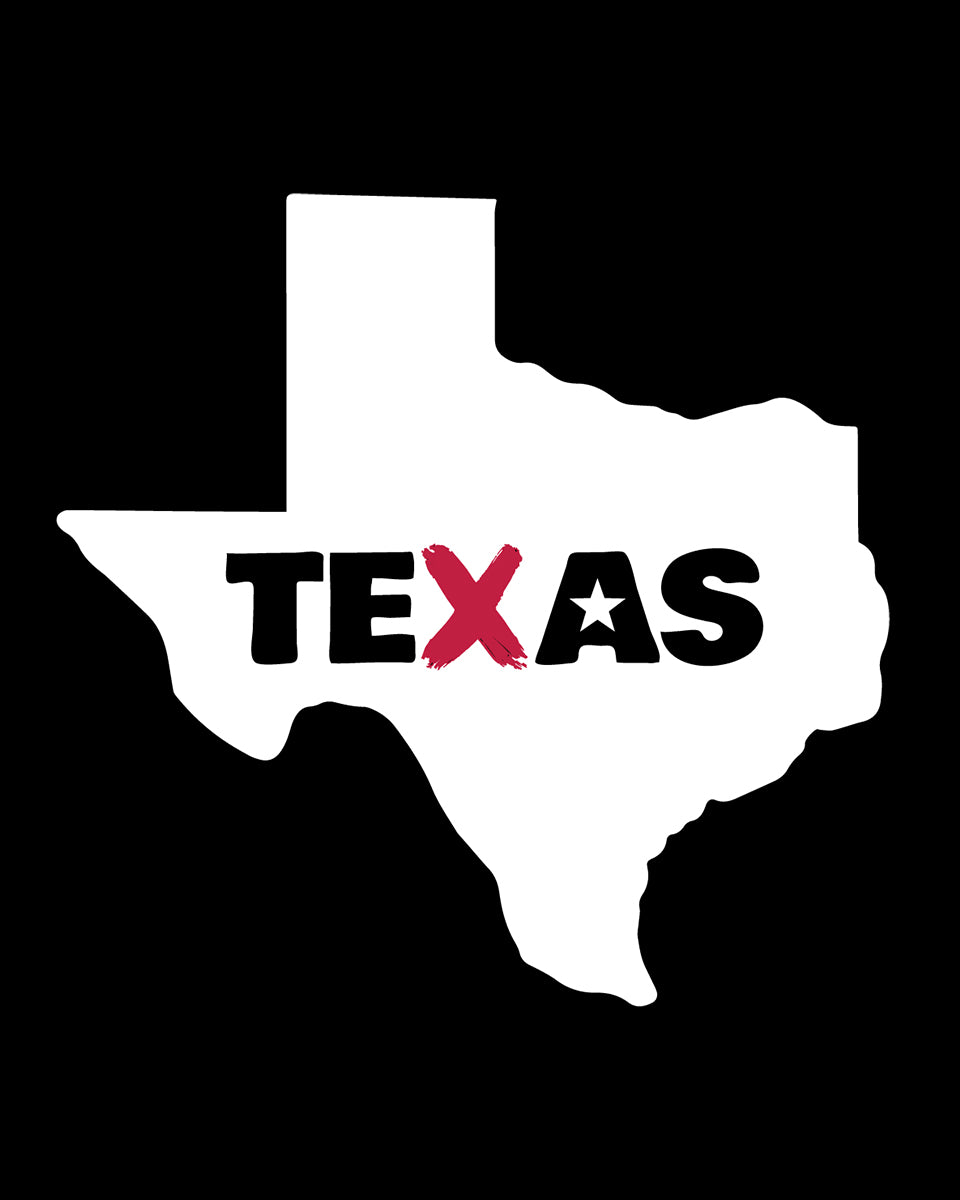 Texas Map DTF Transfer Film