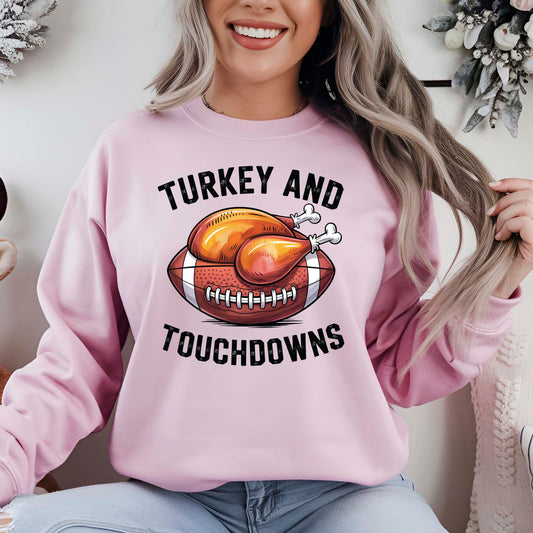 Thanksgiving Football DTF Ready Press