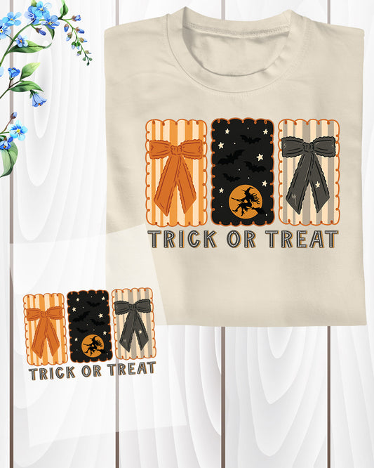 Trick or Treat Halloween DTF Transfer