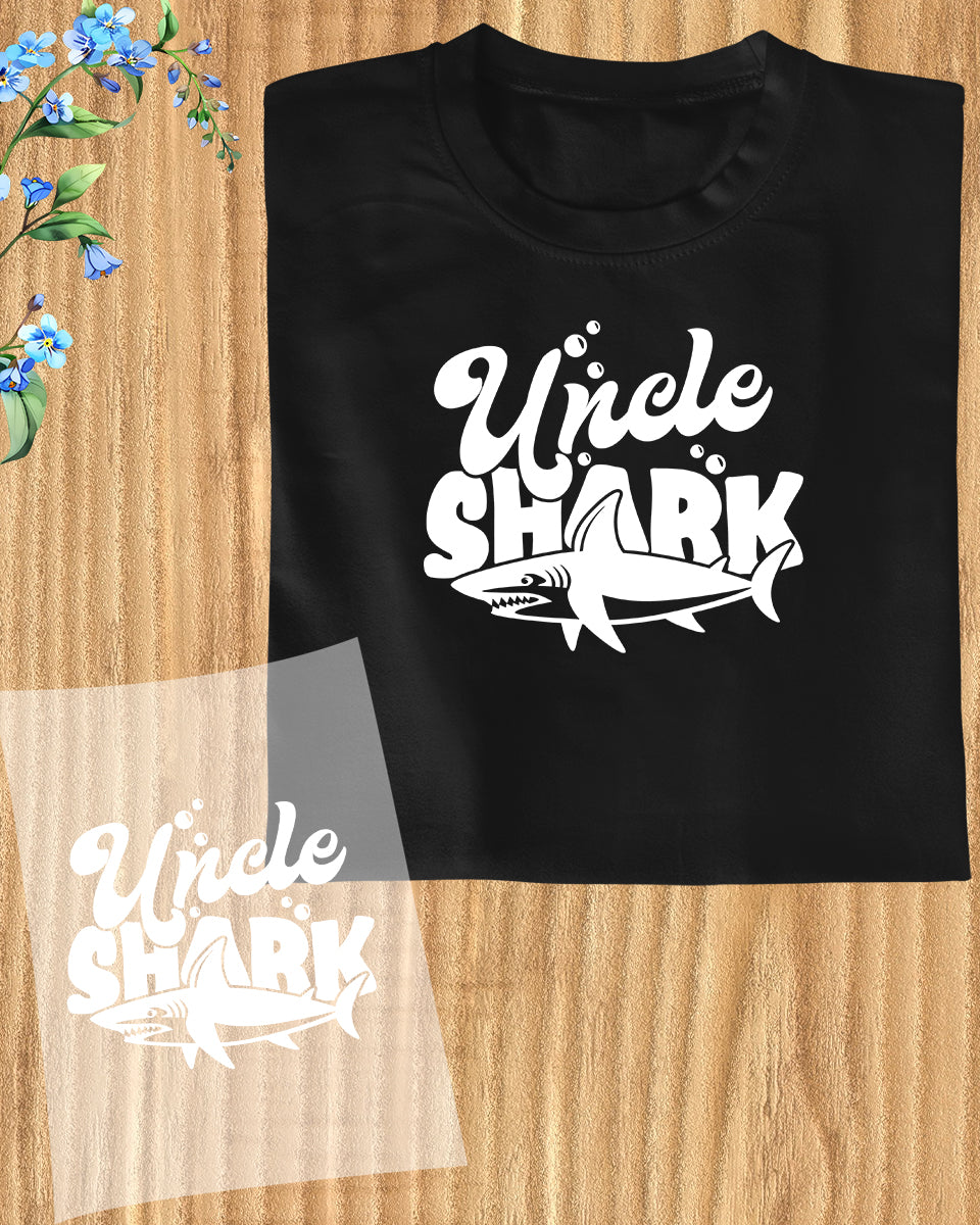 Uncle Shark Retro DTF Transfer Film