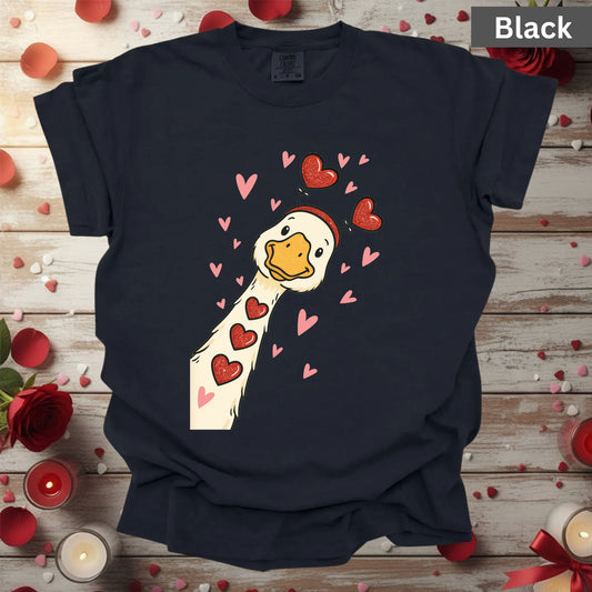Valentine Goose Shirts Retro Valentines Day Tee, Comfort Colors T-Shirt, Valentine Sweatshirt Bella Canvas Apparel for Girlfriend Wife Mom