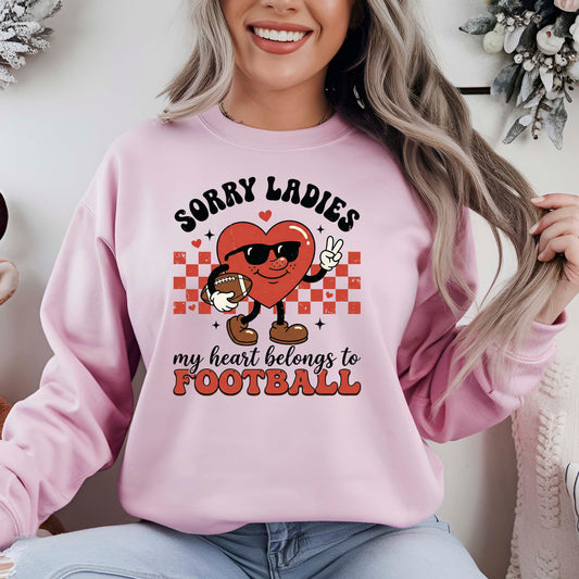 Valentines Day Football DTF Transfer