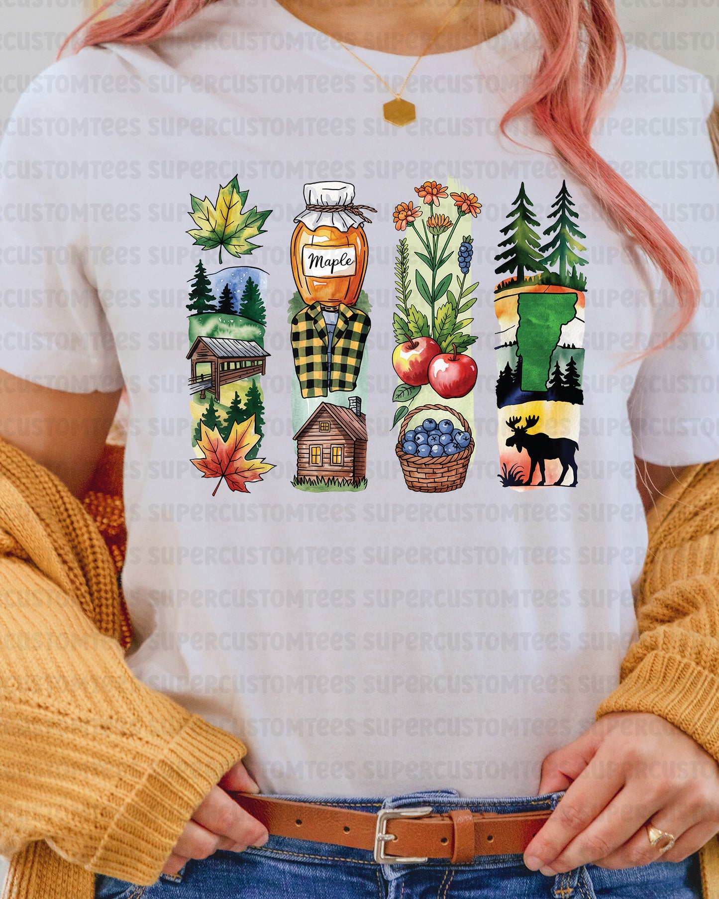 Vermont DTF Heat Transfer Ready to Press